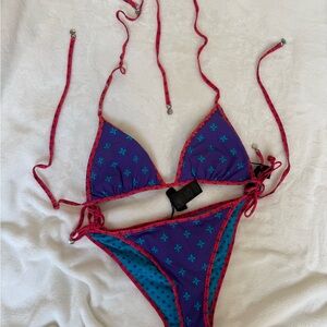 Marc Jacobs Purple and Red Bikini